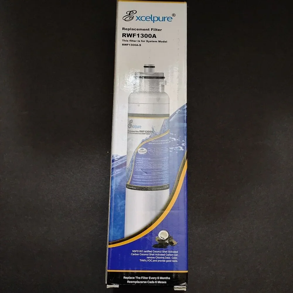 Excelpure RWF1300A Refrigerator Replacement Water Filters-NEW-SET OF 2